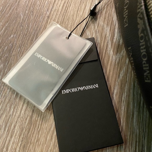 NWT Classy Black EMPORIO ARMANI Logo Backpack🖤 - Picture 4 of 5